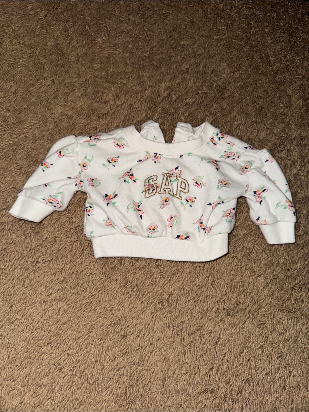 GAP Floral Baby Sweatshirt 0-3 Months